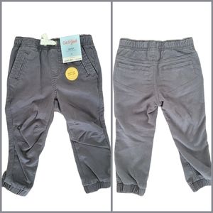 Cat & Jack Woven And Knit Joggers